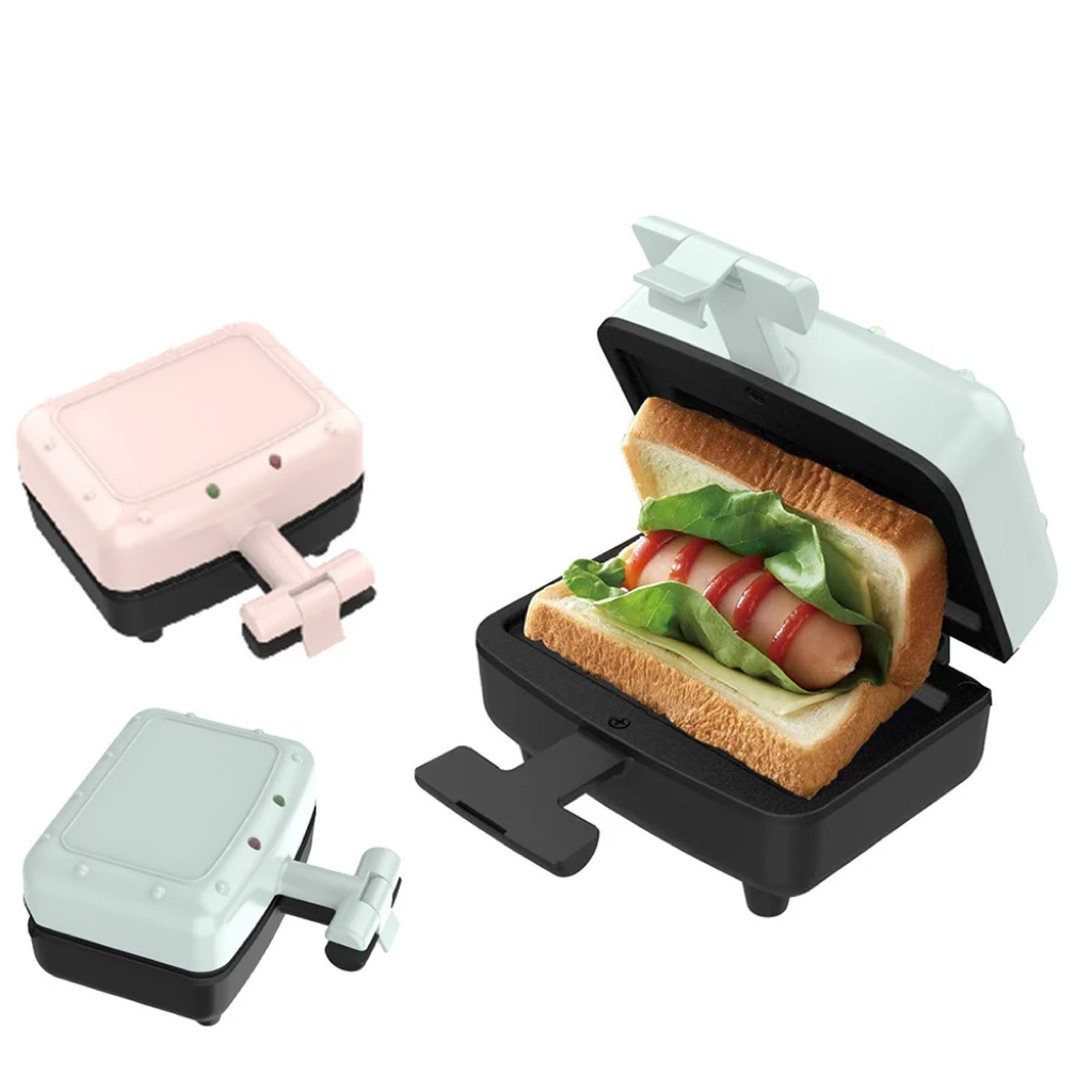 Wholesale factory price 2 slices snack mini waffle maker Electric non stick detachable sandwich maker