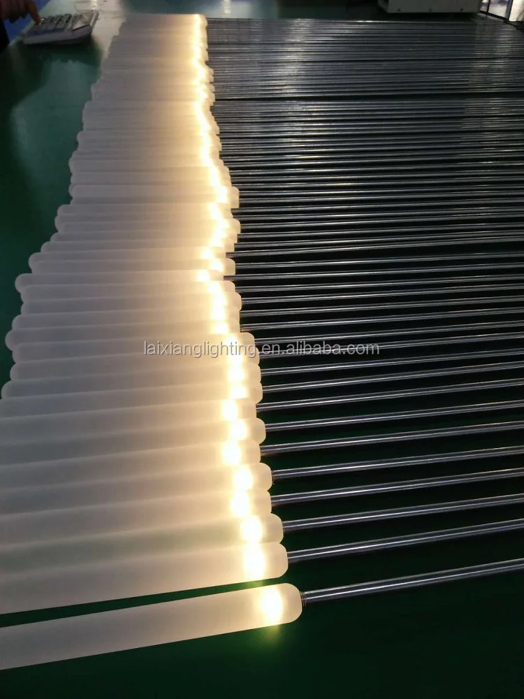 DC12 V warm white acrylic bar stainless pipe waterproof LED Reed Bionic Lamp