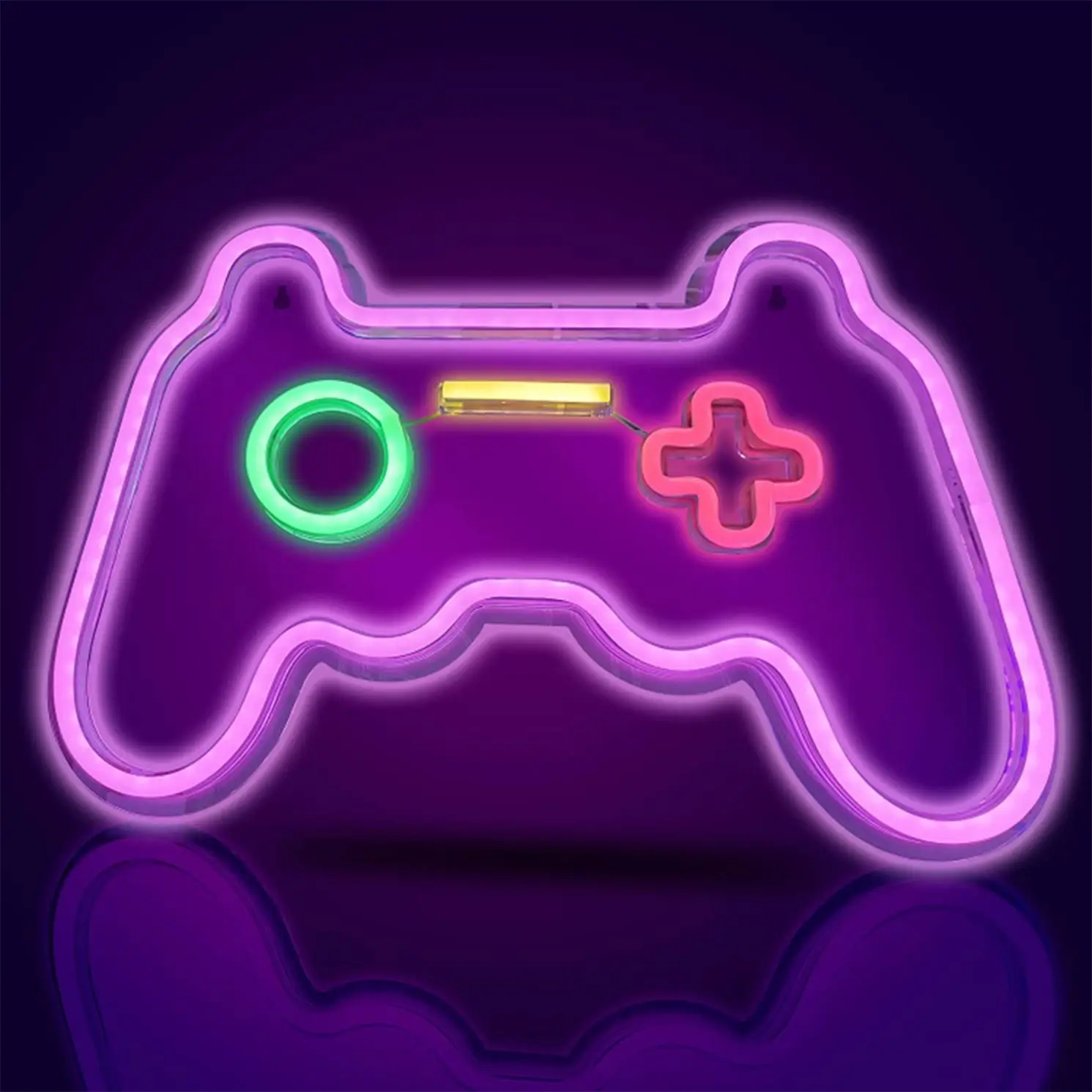 Gamepad Acrylic Board Shape Lamp In Love Wedding Lets Party Neon Lights Holiday Neon Lights For Home Decoration