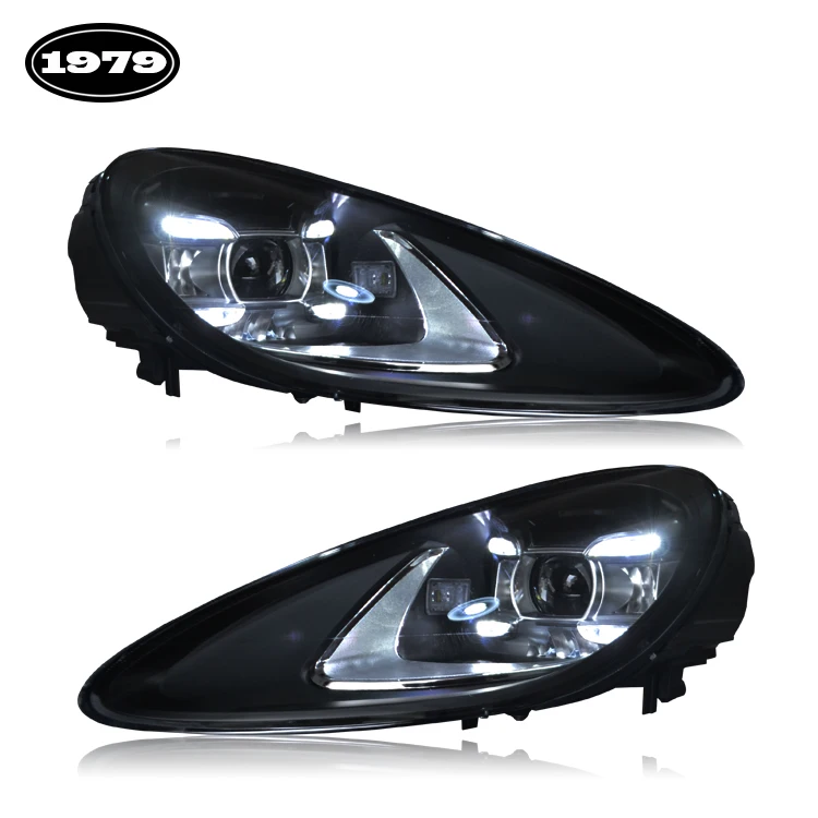 Car led headlights 2011 2013 2014 upgrade 2019 headlamp for porsche cayenne 958 headlight