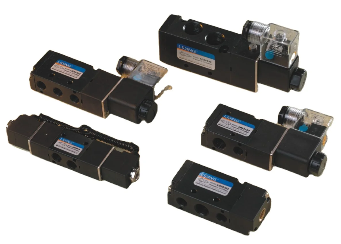 LIDING Brand LD2 Series 3/2 Way 12v Air Solenoid Valve 24v
