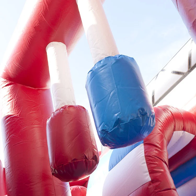 Commercial grade full printing inflatable fire truck bounce house inflatable fire truck castle