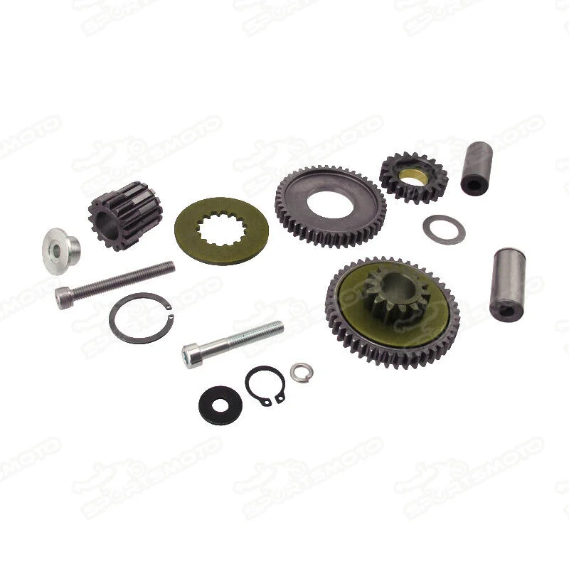 Starter Starting Twin Gears For ZS NC250 NC250S NC300S NC450 KAYO BSE MOTOLAND AVANTIS ENDURO Dirt Bike