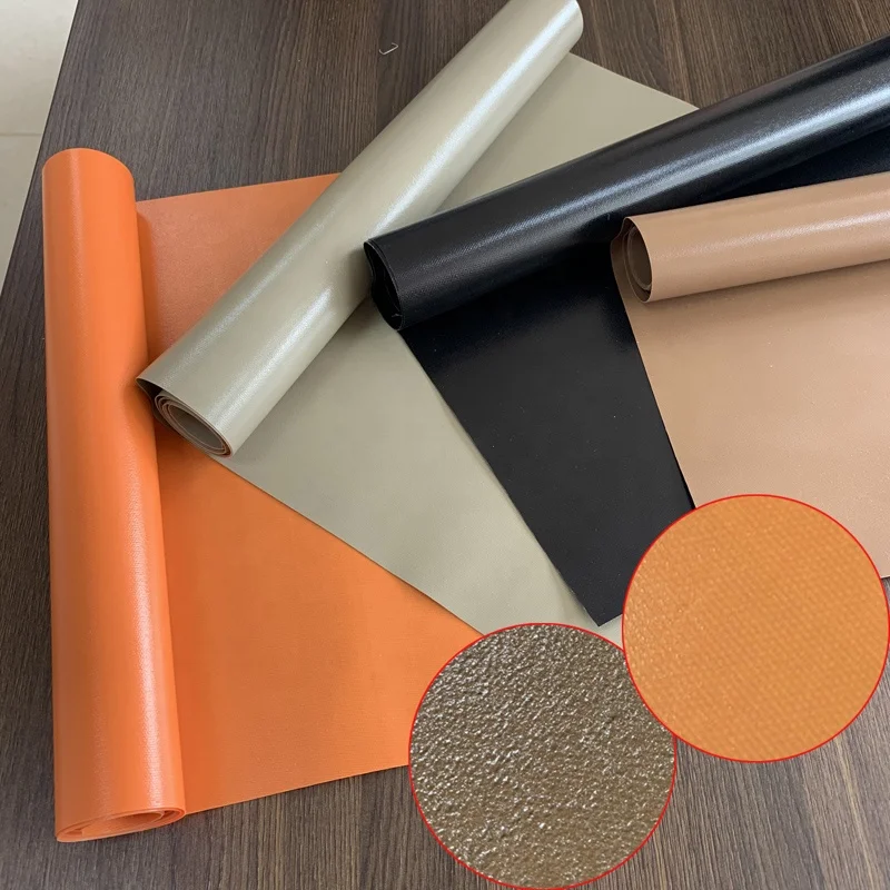 550-600gsm Waterproof Rough/ Glossy PVC Coated Canvas