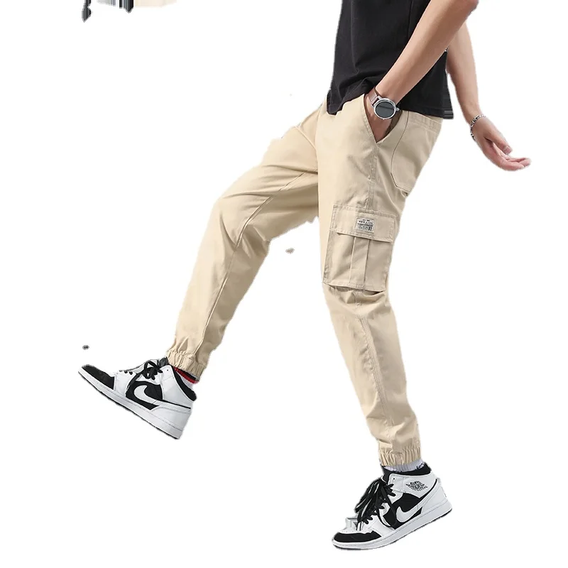 Korean Man Overalls Casual Men Trousers Loose Mens Overall Pants