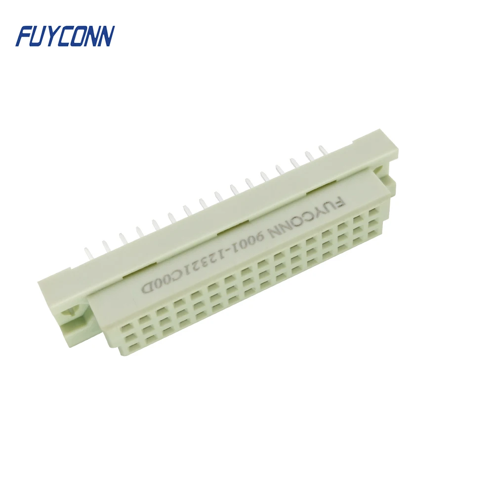 Прямой разъем PCB 32 pin Eurocard для печатной платы, 3 ряда 2*16P 32 pin вертикальный PCB A + C DIN 41612 разъем,