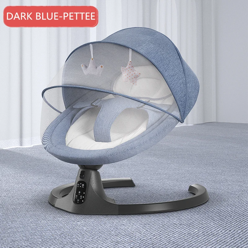 
Baby rocking bed baby electric cradle soothing swing rocking and coax baby artifact intelligent rocking chair for newborn 