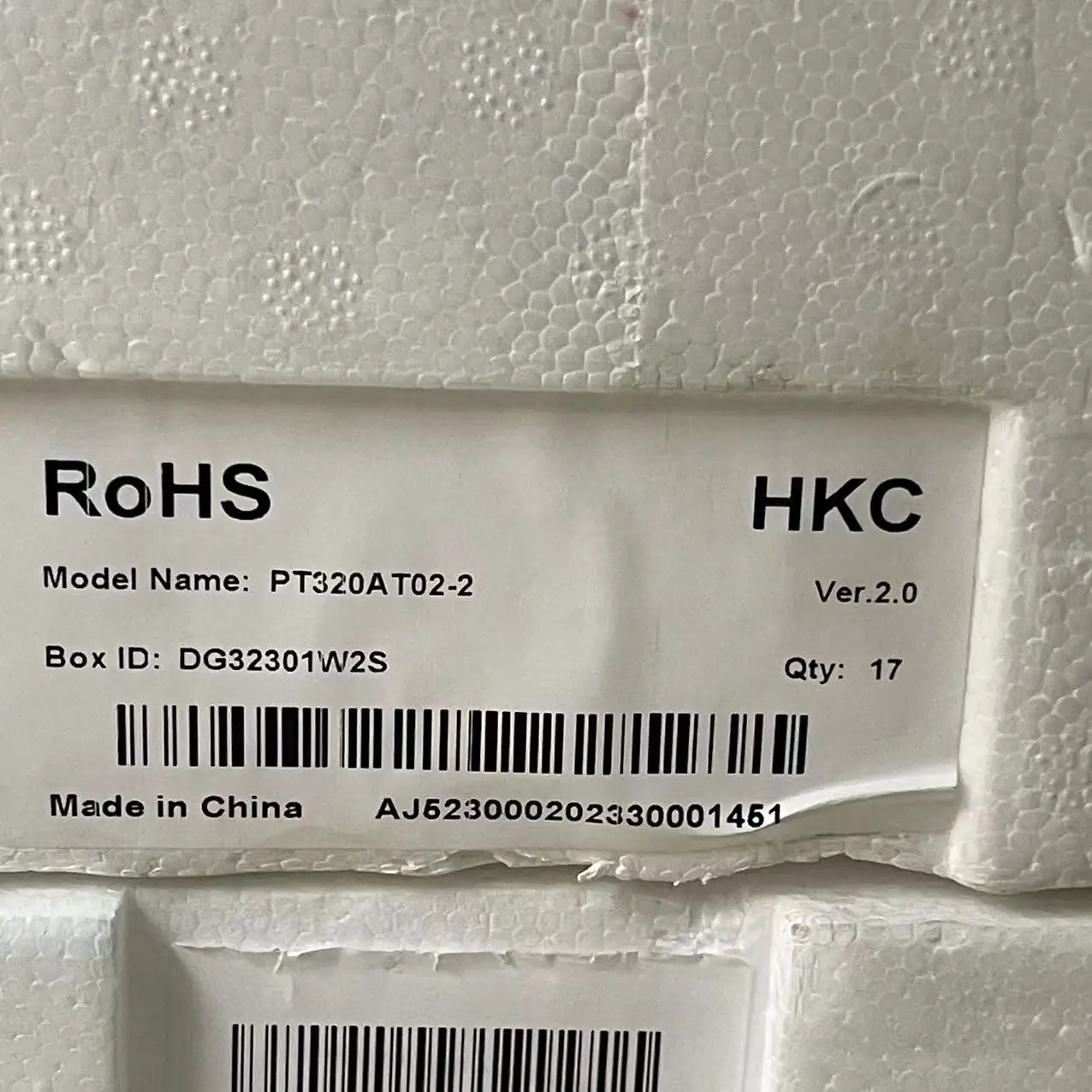 Оптовая и розничная продажа телевизионных панелей HKC 32 дюймов PT320AT02-2 подходит для различных марок 32-дюймового ТВ обслуживания