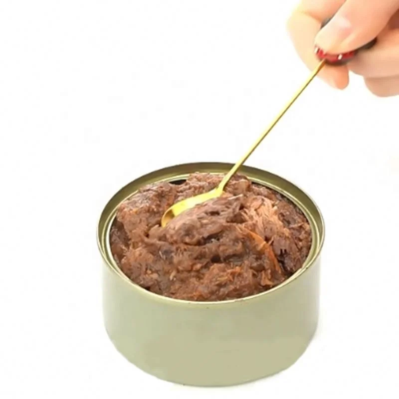 Oem влажный питомец красный тунец консервированный заказной ароматизатор мокрый кошачий корм для кошки