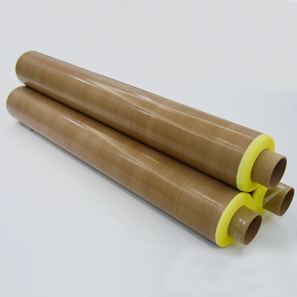 2024 высокотемпературное сопротивление Силиконовое горячее тиснение PTFE пластина Стекловолокно ткань 0 13 мм