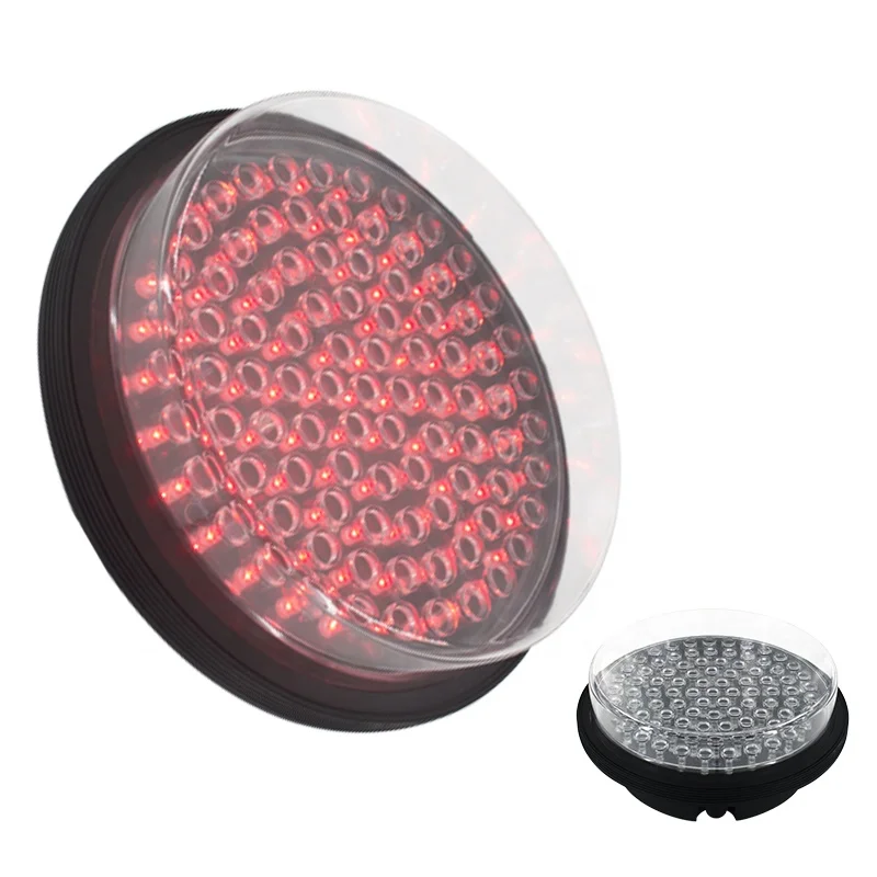 200mm Good Visibility Yellow Traffic Signal Light Module with Fresnel Lens