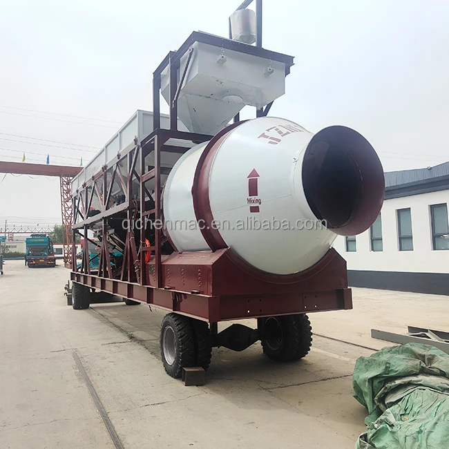 JZ drum mixer Concrete batching plant trade YHZS35 concrete batching plant for sale