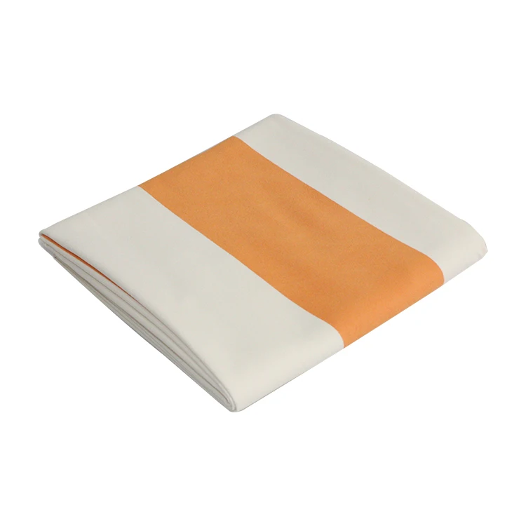 Recycled Hot Sale Sand Free Soft Striped Cabana Custom Printed Microfibre Beach Towel With Mesh Bag