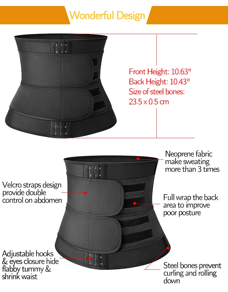 Новый логотип на заказ, большие размеры, похудение, высокая компрессия, стальная косточка, тренажер талии для живота