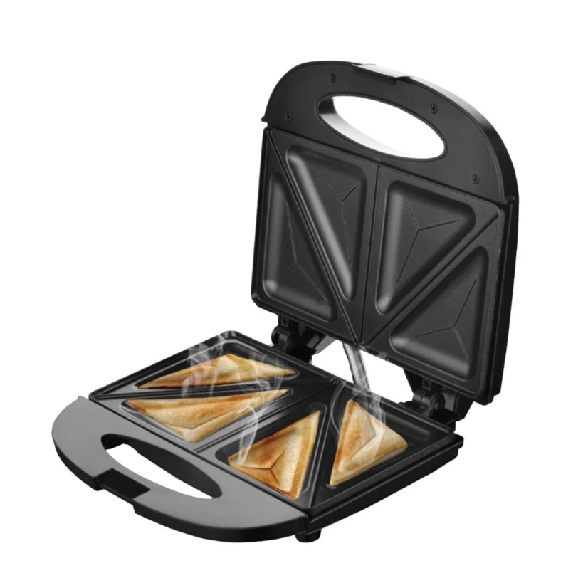 110V~240V Electric Non Stick Griller 2 Slices Snack Mini waffle maker professional Sandwich Panini Maker