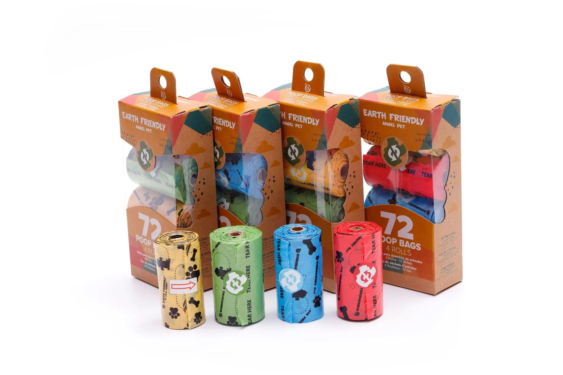 STROBIGO Eco Friendly Dog Poop Waste Bags Biodegradable