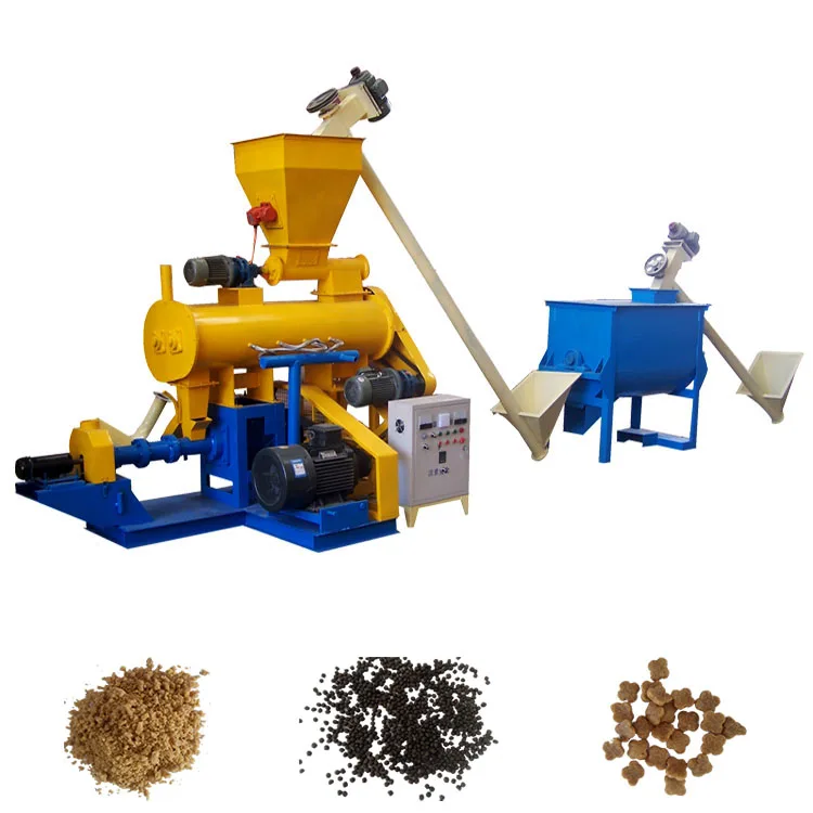 30-40kg/h post bed roller feed sewing machine pork pond feeder broiler pellet