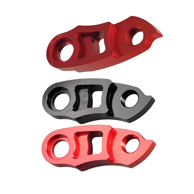 OEM custom CNC Bicycle extender tail hook conversion part CNC making bike extender accessories CNC Mountain bike conversion part