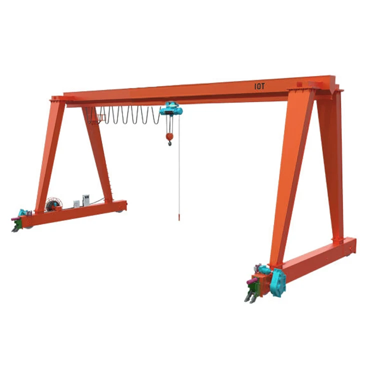 Mh Type Rail Mounted Electric Hoist Single Girder Gantry Crane  5 Ton 10 Ton 15 Ton China Manufacturer for Sale