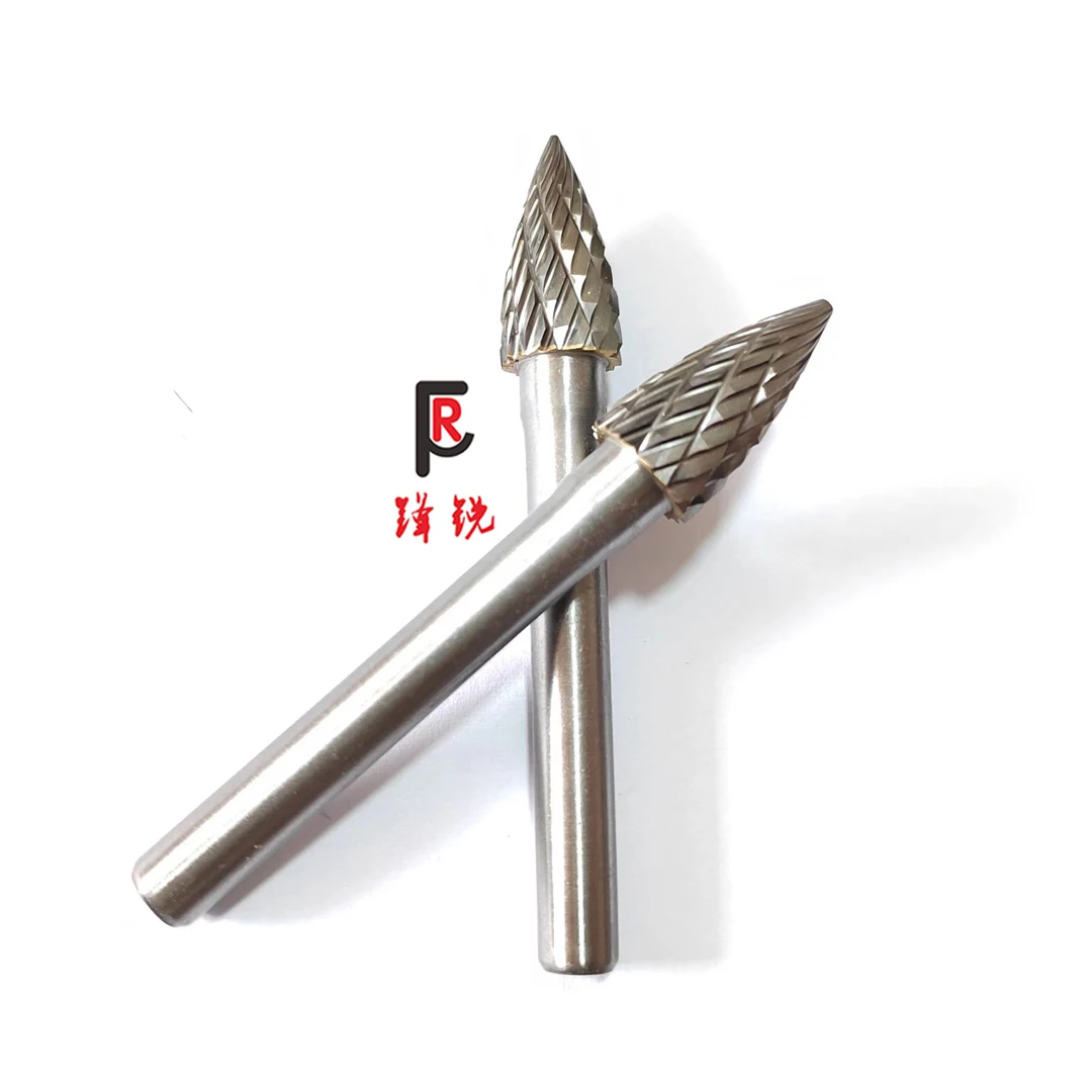 Производитель SG-13 1/2x3/4 карбид вольфрама электроинструменты заусенцы с двойным хвостовиком 1/4 дюймов