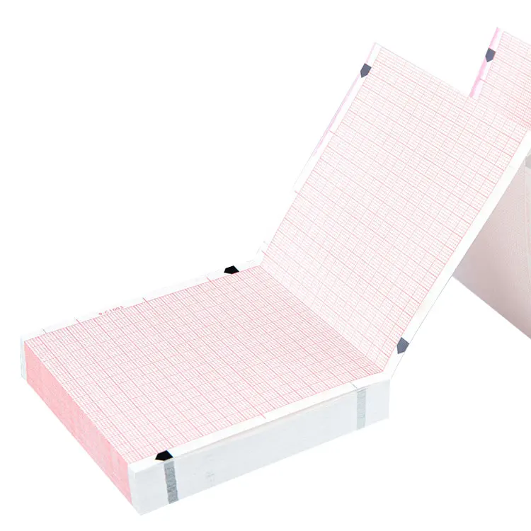 210*140MM-140P  Sheet SCHILLER ECG Paper 210*300mm Red Grid Medical Recording Paper