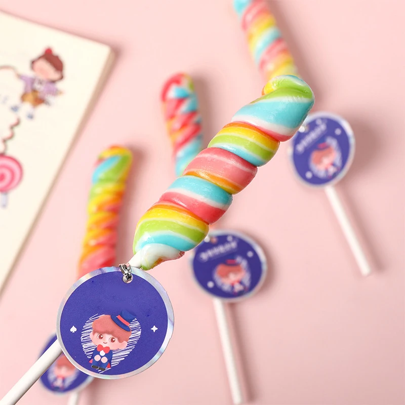 wholesale suppliers colored box holiday gift confectionery products 17g spiral wave plate lollipop loly pop lollipop