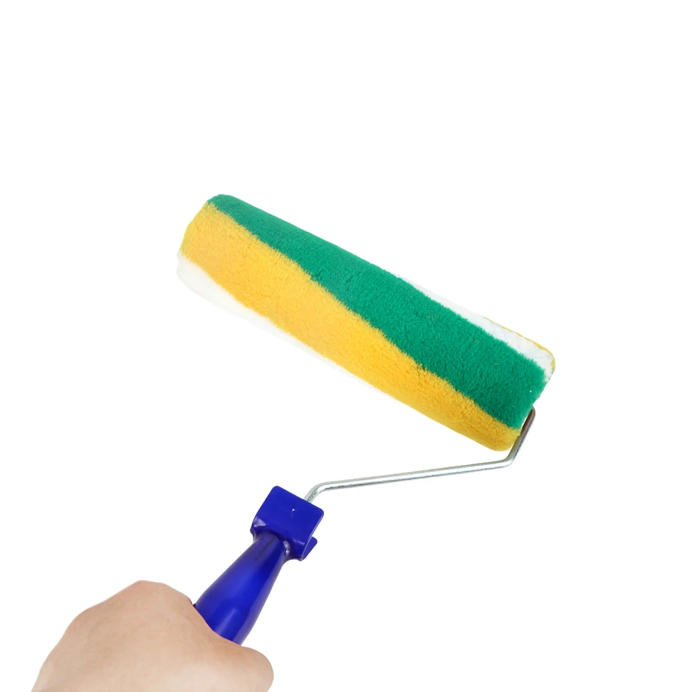 Professional cheap and cost-effective brush and roller for painting rubber handle paint roller brush
