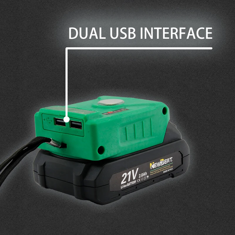 china manufacturer lithium 5v USB adapter  type  plug battery   charger newbeat power tools spare parts multi-function