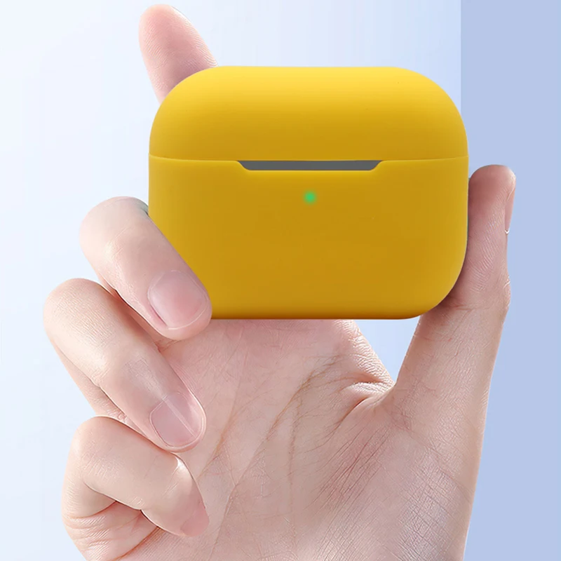 Supports Wireless Charging Shock Proof Silicone Shockproof Cases Protective Cover for Airpods Pro 2 Charging Case