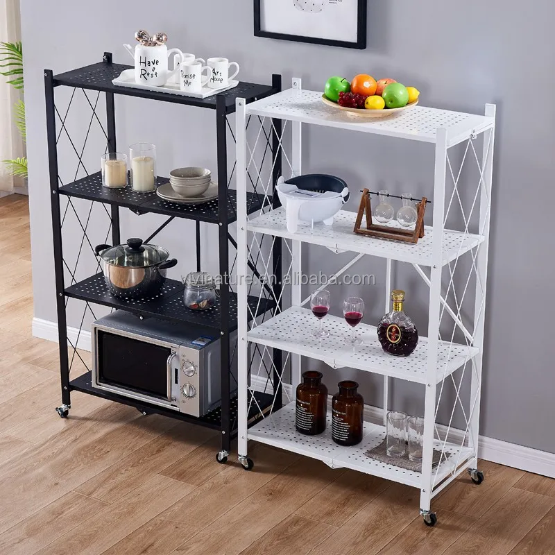 Foldable Rohs and CE Certified Metal Storage Shelves