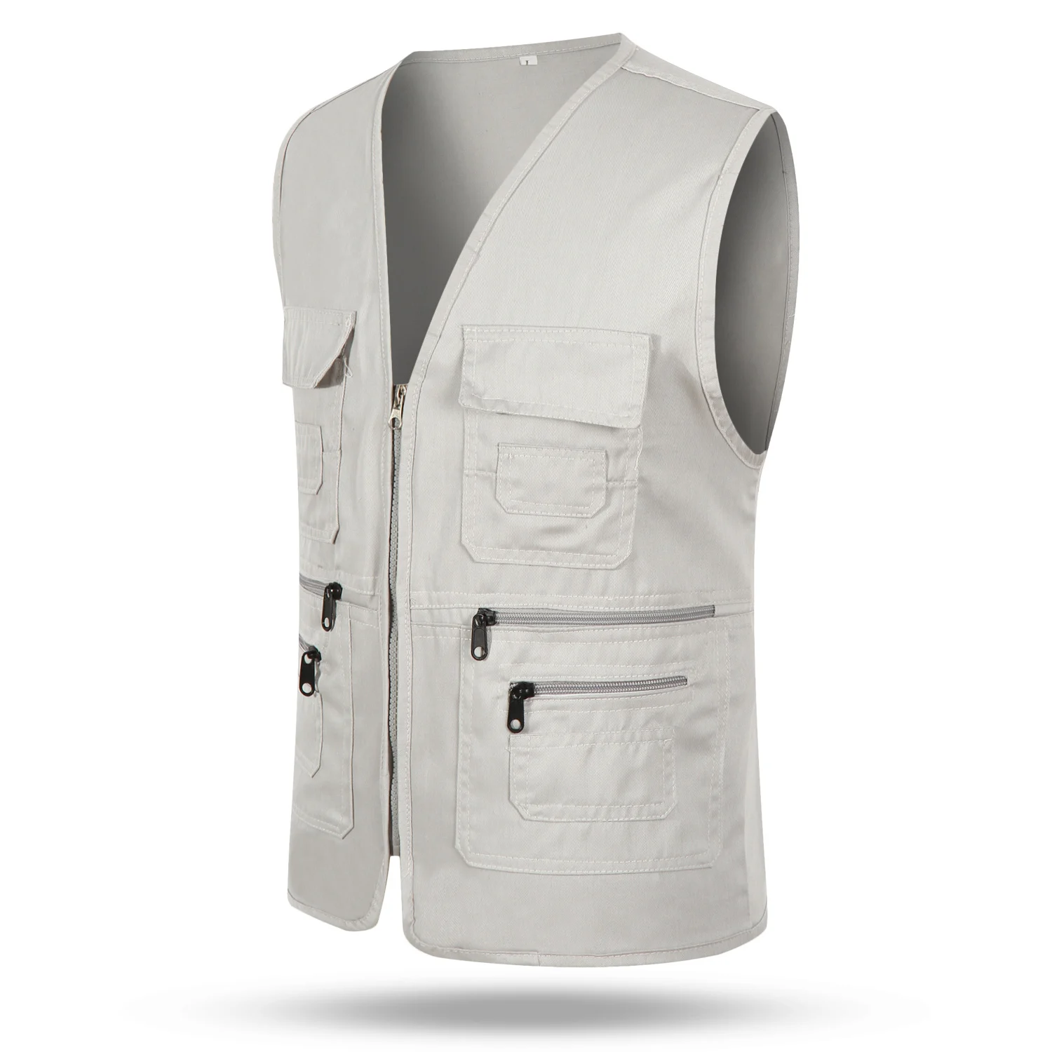 
Wholesale custom logo comfortable utility sleeveless jacket unisex outdoor work volunteer vests 