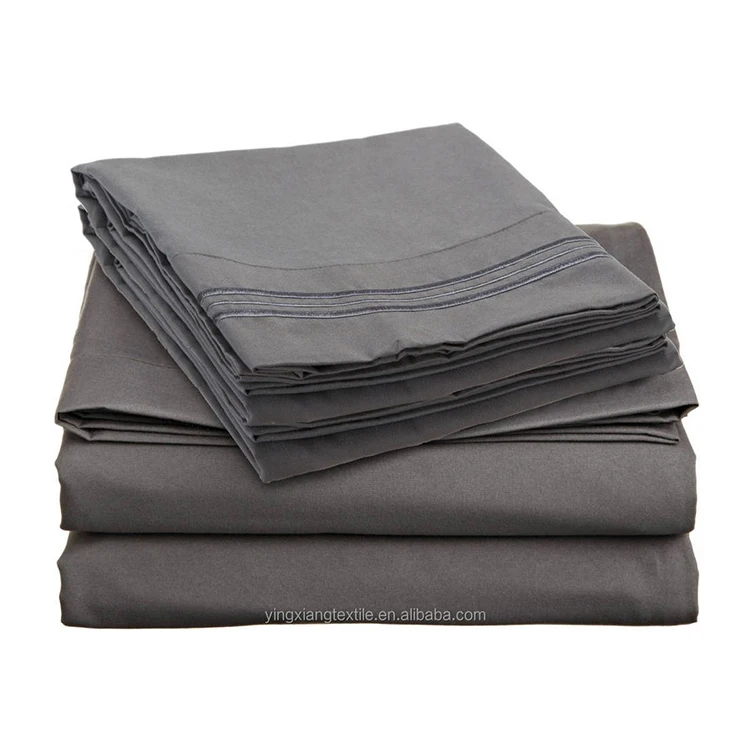 Linen fabric 100% cotton and 50%cotton and 50% polyester plain/sateen/sateen strip/jacquard hotel bed sheets