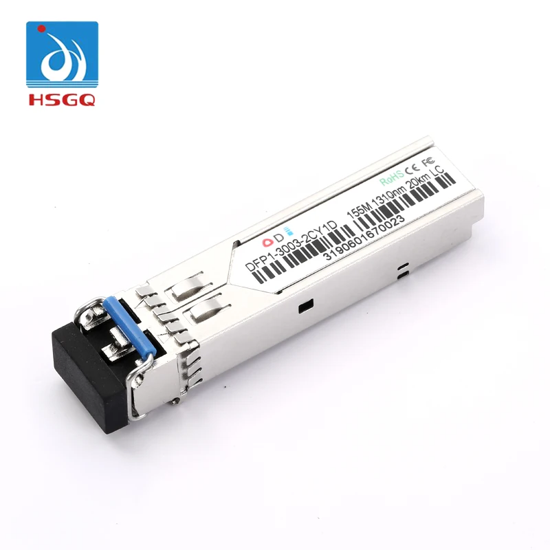 HSGQ разъем LC одномодовый Двойной волокно трансивер 155 Мбит/с 20 км SFP модуль
