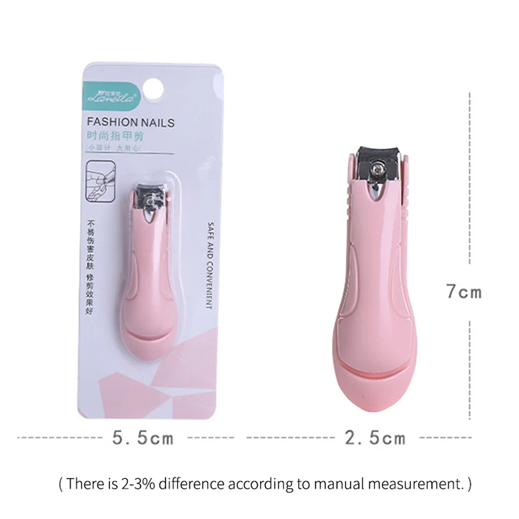 Lameila OEM Round Head Nail Cutter Factory Wholesale Salon Toe Nail Clipper Cute Stainless Steel Nail Cutter Clipper 3041