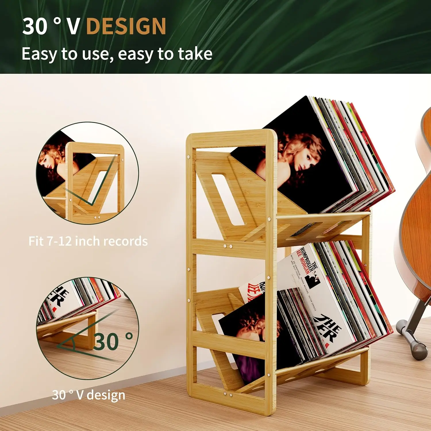 Combohome Bamboo Floor Large Tall Bookcase Book Shelf Retail Shop Library Book Store Display Rack Furniture for Bookstore