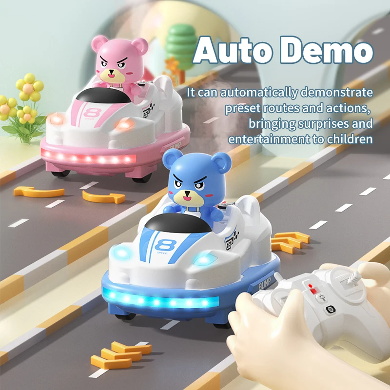 2024 игрушки для 2 игроков веселая вечеринка аварийный автомобиль игрушка радиоуправляемая Боевая машина бампер детей