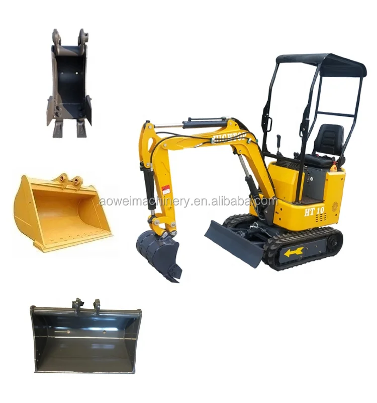 Small cheap EPA engine 0.8ton mini excavators 08 ton for farm garden home strong bucket cylinder