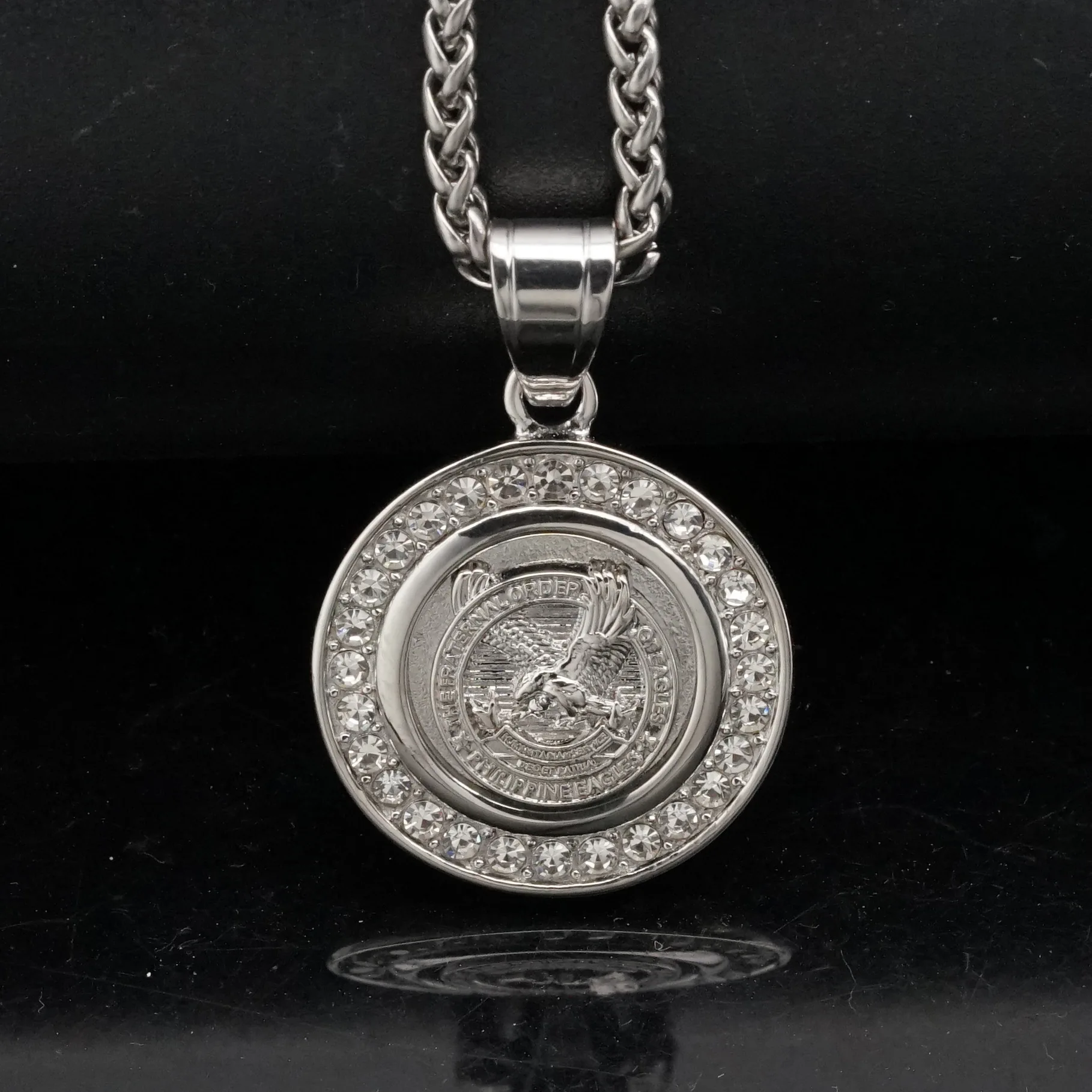 Подвеска с Филиппинским орлом 316l из нержавеющей стали на заказ 18K позолоченное мужское ожерелье