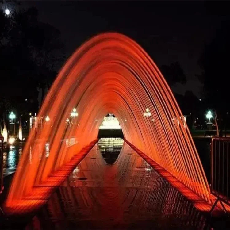 Home Landscape Laminar Jumping Jet Fountain Interactive Dancing Fountain for pool