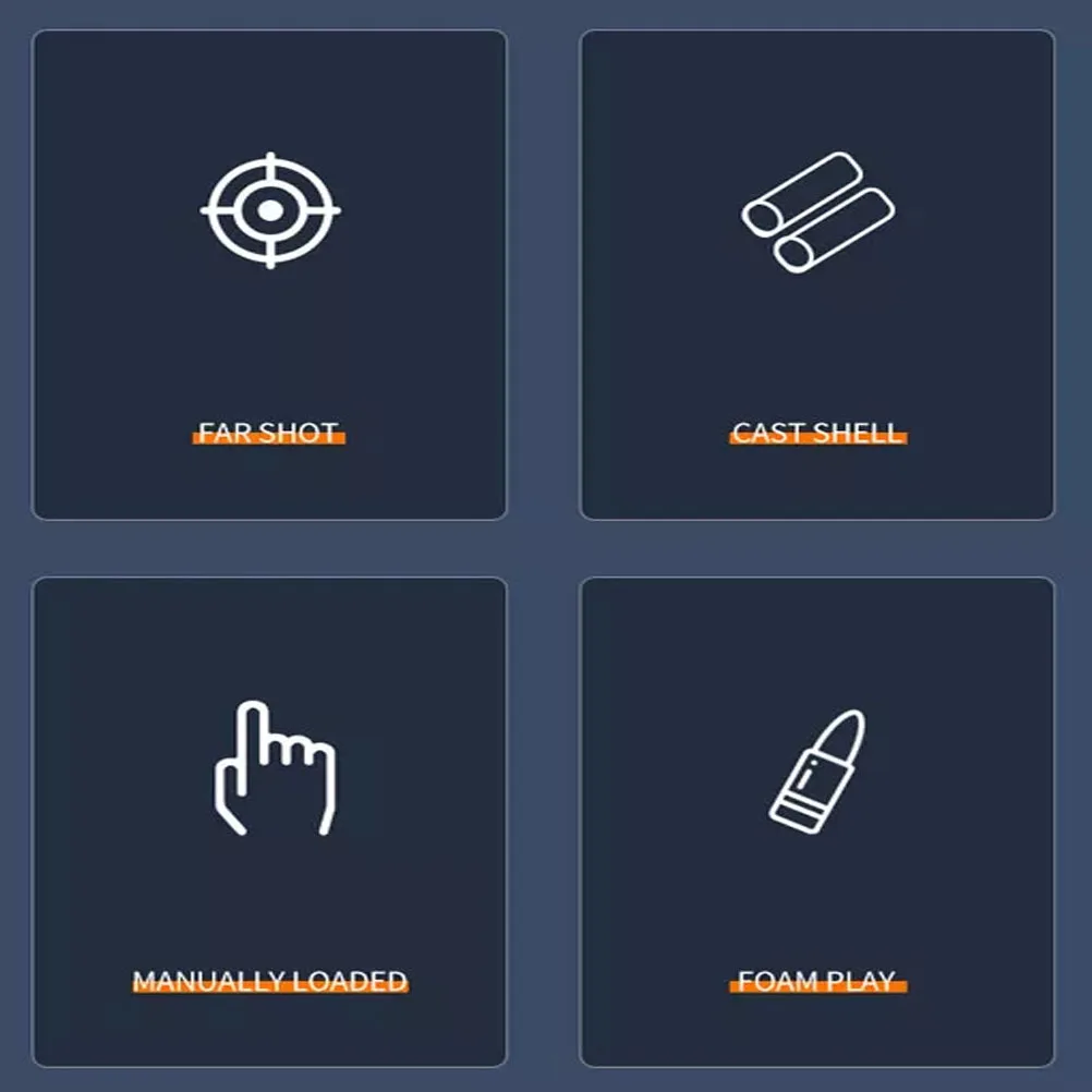 toy bb gun with soft bullets educational toys gifts for kids boys girls adults plastic shell ejecting laser glock toy gun