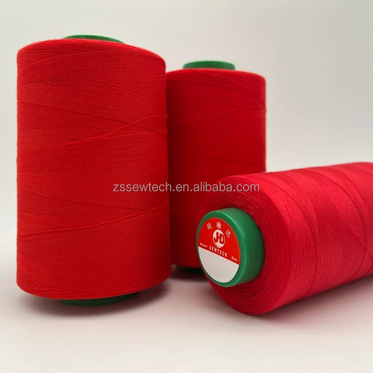 Spun Polyester 502 50s/2 Sewing Thread Overstitching  Ex-light Weight Sewing Industrial  Sewing Thread