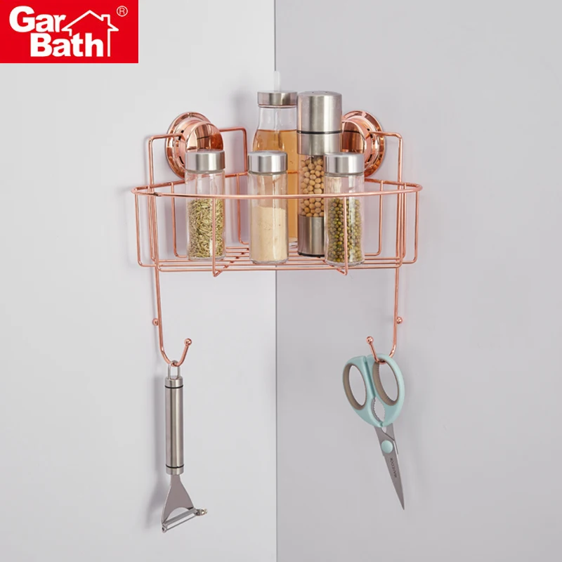 No Drilling Shower Shelf Caddy Storage Basket Bathroom Corner Shelf For Shampoo Conditioner