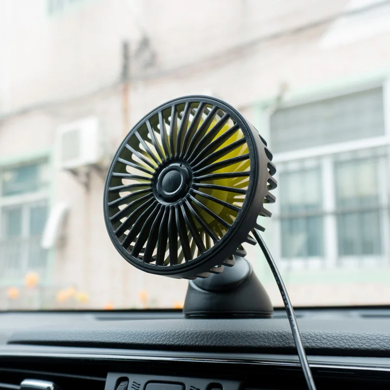 F403 Mini Rear Seat Usb Mini Cooling Car Fan 6 Inch 12V For AMZON