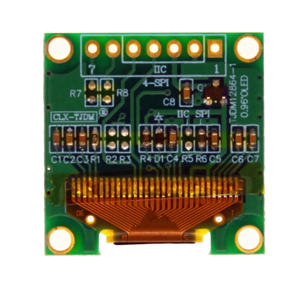 Модуль дисплея 0 96 дюйма SPI I2C OLED белый SSD1306 128X64