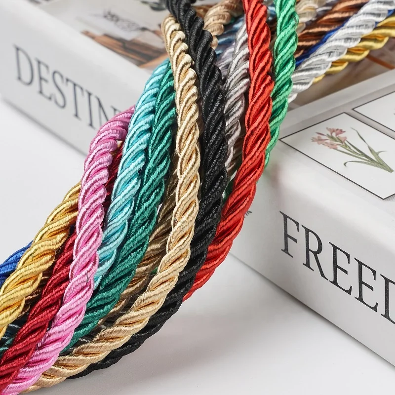 3-10mm twisted rope chain 5mm polyester nylon twisted rope 5mm polypropylene twist rope for multipurpose usage