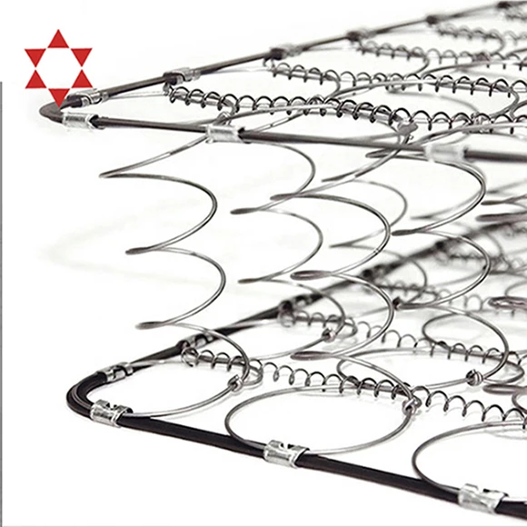 High Quality Bonnel Spring Unit Bed 4 Turns Bonnell Coils Spring Mattress With Border Frame