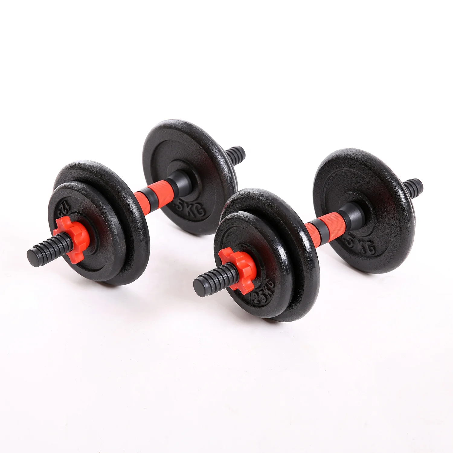 10 kg Adjustable Dumbbells Set High Quality  Gym Dumbbells Set 10 kg 20 kg 50 kg Round Varnish Dumbbell