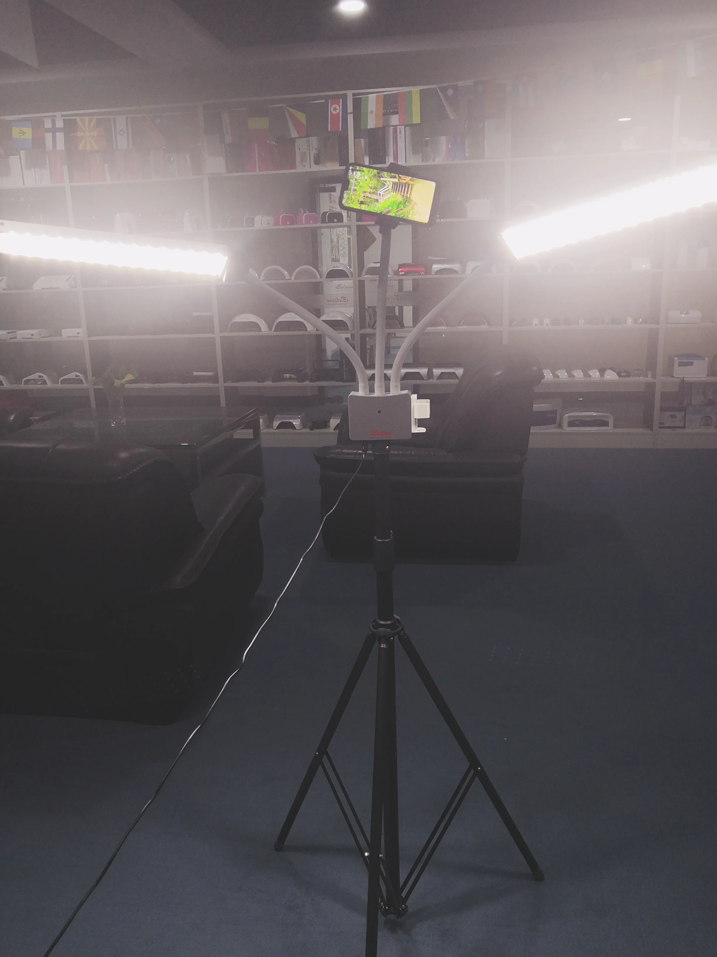 USB Charging Remove Control Camera Eyelash Extension Light Dimmable Led Nail Table Lamp