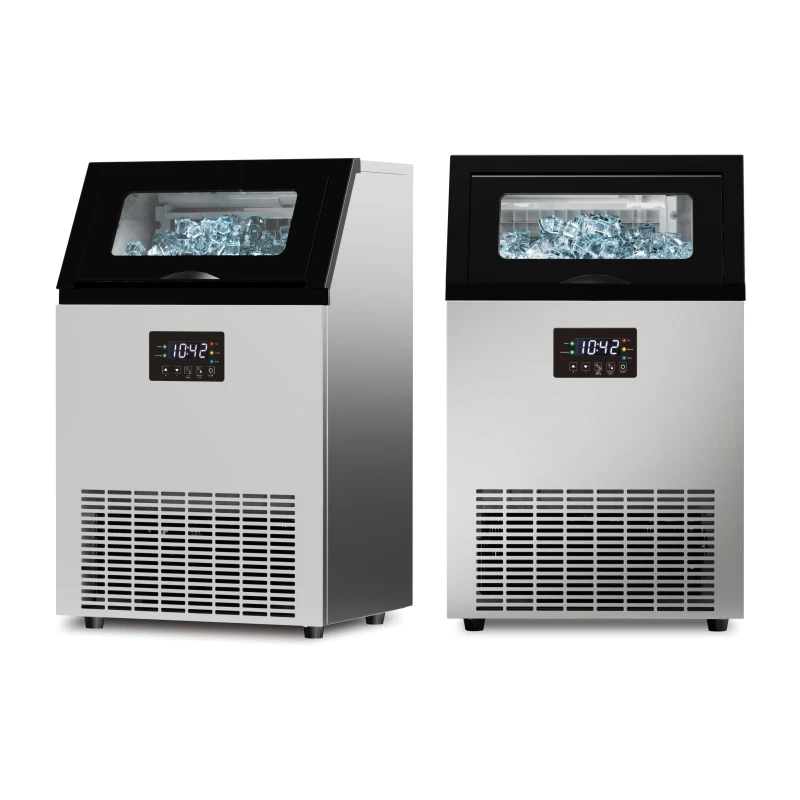 Eco-friendly Refrigerant ice making Machine 55kg fabrication de glace Quick Automatic Ice Maker with 55 grids