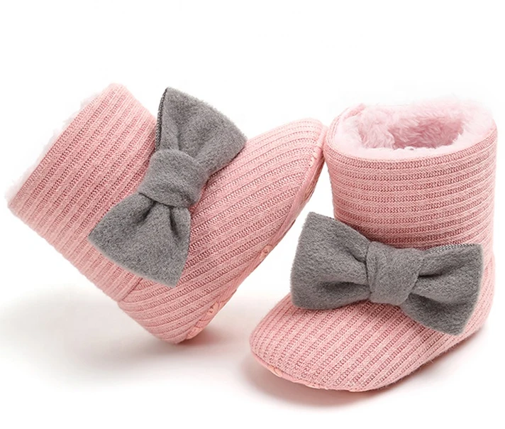 Зимняя Детская плюшевая обувь, теплые детские зимние ботинки для маленьких девочек и мальчиков